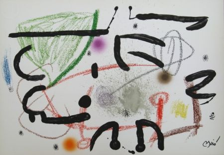 Литография Miró - Maravillas Con Variaciones Acrósticas En El Jardín De Miró n11