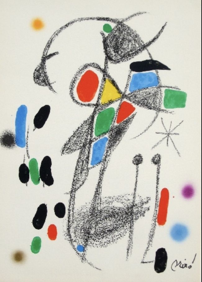 Литография Miró - Maravillas con variacones acrosticas 19