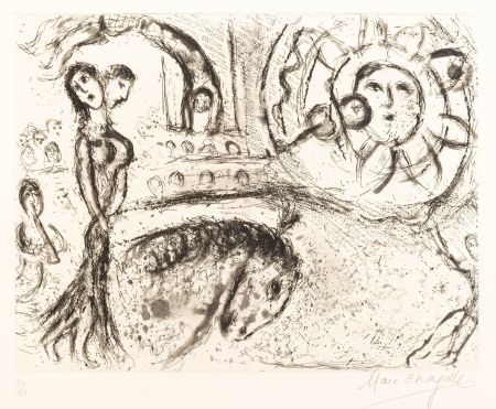 Гравюра Chagall - Marc Chagall (1887–1985) - Le Cirque fantastique - Etching on paper - 1967