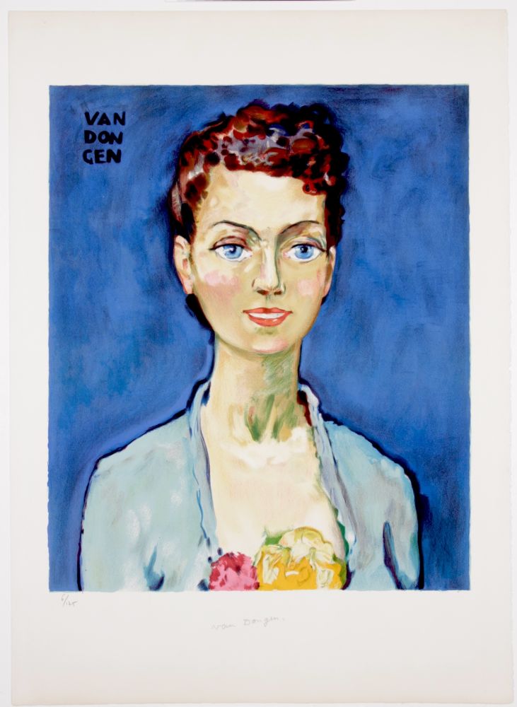 Литография Van Dongen - Marie Claire