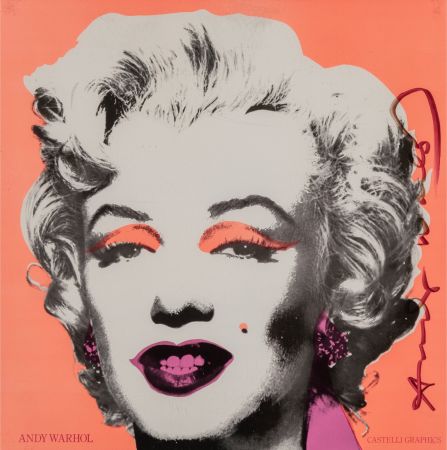 Сериграфия Warhol - Marilyn Invitation 12