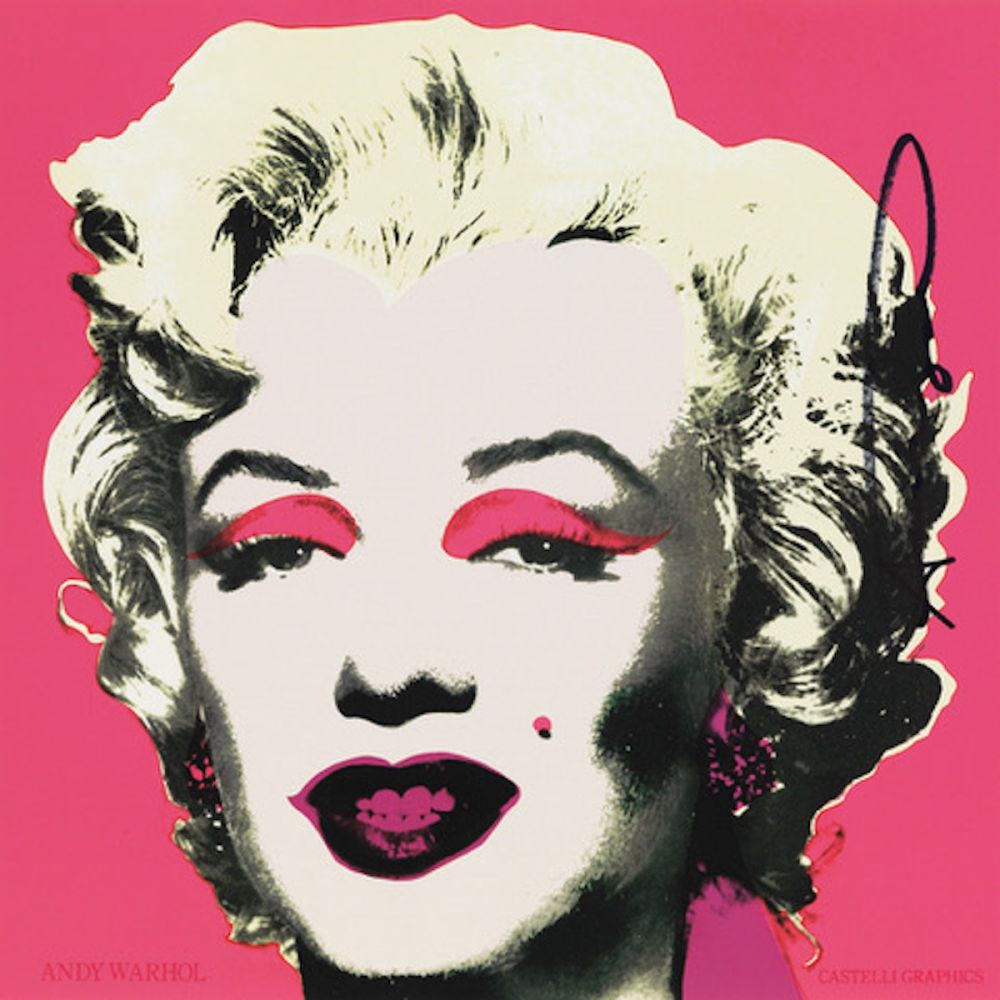 Сериграфия Warhol - Marilyn Invitation 12