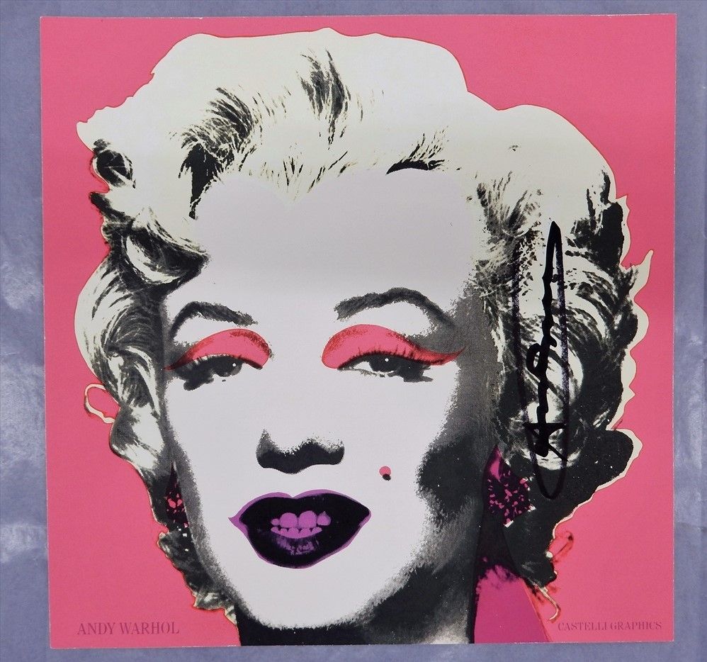 Сериграфия Warhol - Marilyn Invitation 12