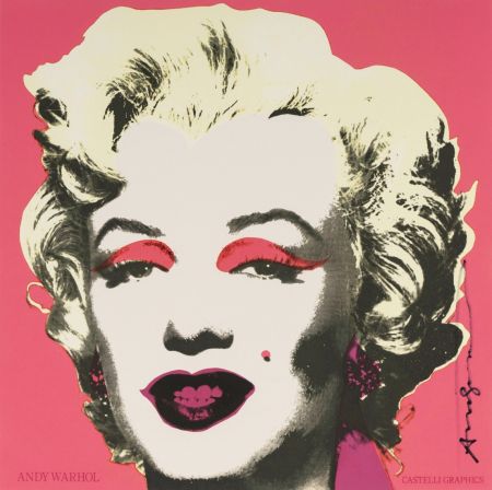 Сериграфия Warhol - Marilyn Invitation 12