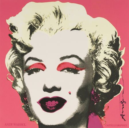 Сериграфия Warhol - Marilyn Invitation 12″ X 12″ (Castelli Graphics)