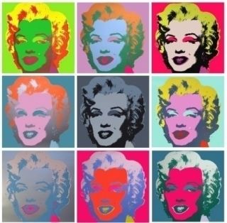 Сериграфия Warhol - Marilyn Monroe - 10 silkscreens