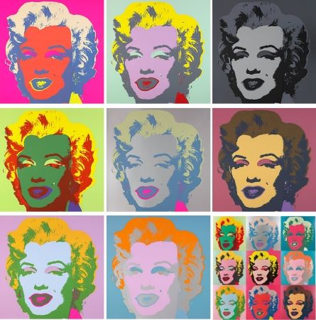 Литография Warhol (After) - Marilyn (Sunday B. Morning portfolio)