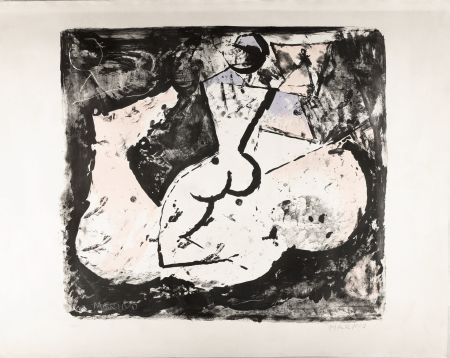 Литография Marini - Marino Marini (1901–1980) - Cavallo e cavaliere - lithograph on paper - 1965