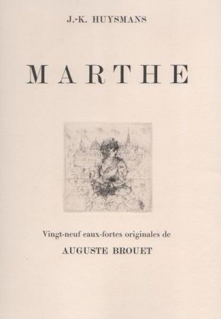 Офорт Brouet - Marthe
