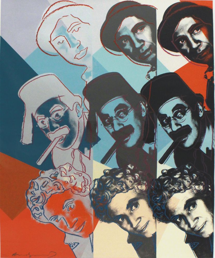 Сериграфия Warhol - Marx Brothers (FS II.232)