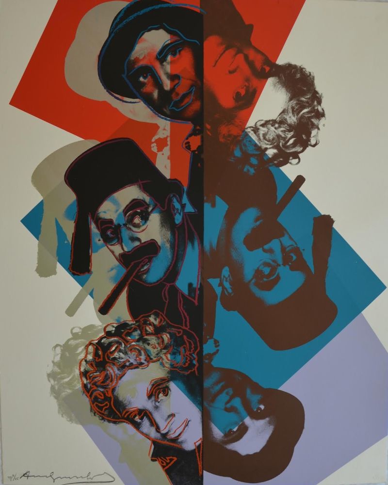 Сериграфия Warhol - Marx Brothers TP