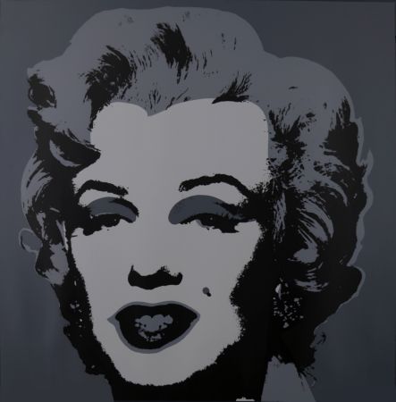 Сериграфия Warhol - Marylin (#B), c. 1980 - Very large silkscreen