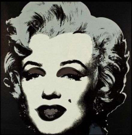 Сериграфия Warhol - Marylin M. - Black 