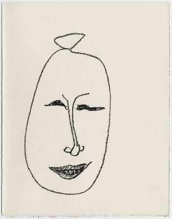 Литография Matisse - Masque esquimau n° 9. 1947  (Pour Une Fête en Cimmérie)