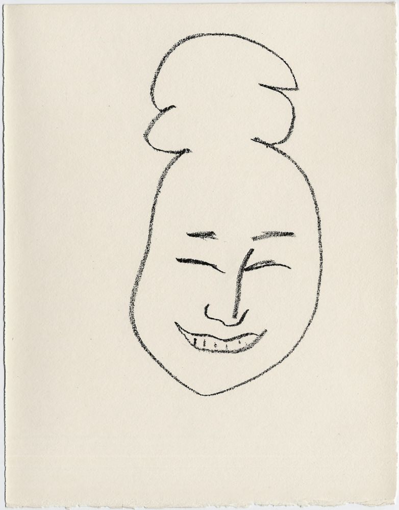 Литография Matisse - Masque esquimo n° 4. 1947  (Pour Une Fête en Cimmérie)