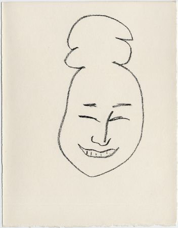 Литография Matisse - Masque esquimo n° 4. 1947  (Pour Une Fête en Cimmérie)