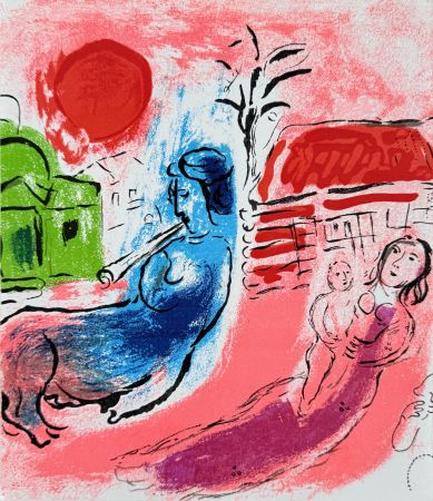 Литография Chagall - Maternity and Centaur