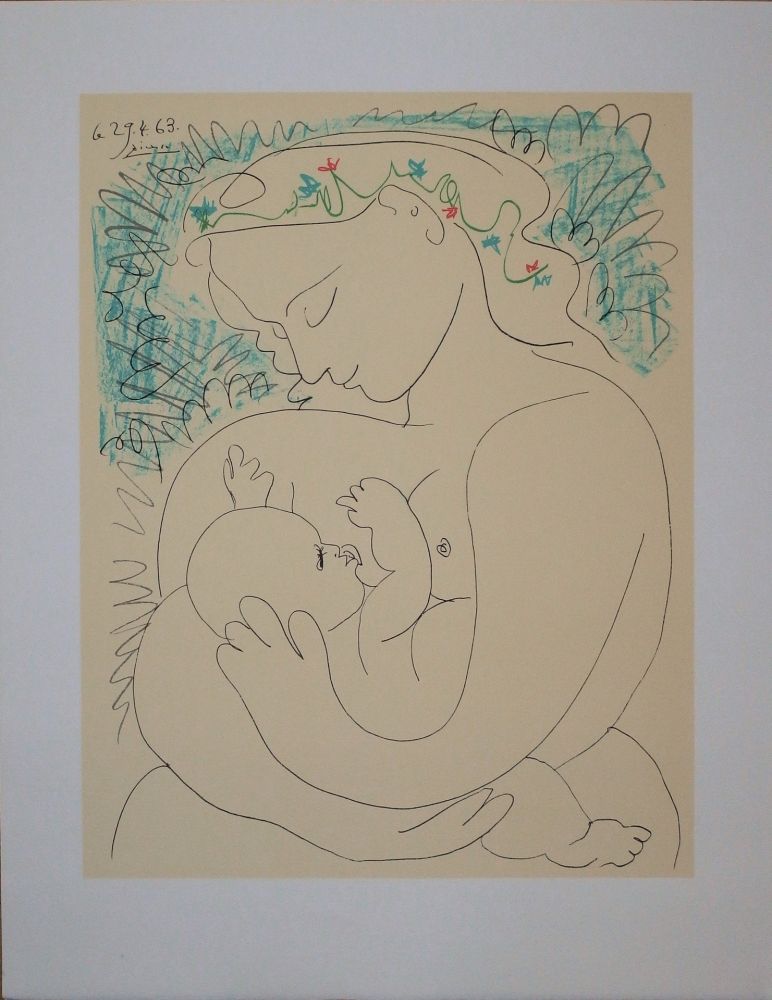 Литография Picasso - Maternité