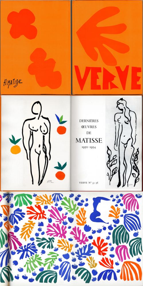 Иллюстрированная Книга Matisse - Matisse : dernières oeuvres 1950 - 1954 (VERVE Vol. IX, No. 35-36. 1958)