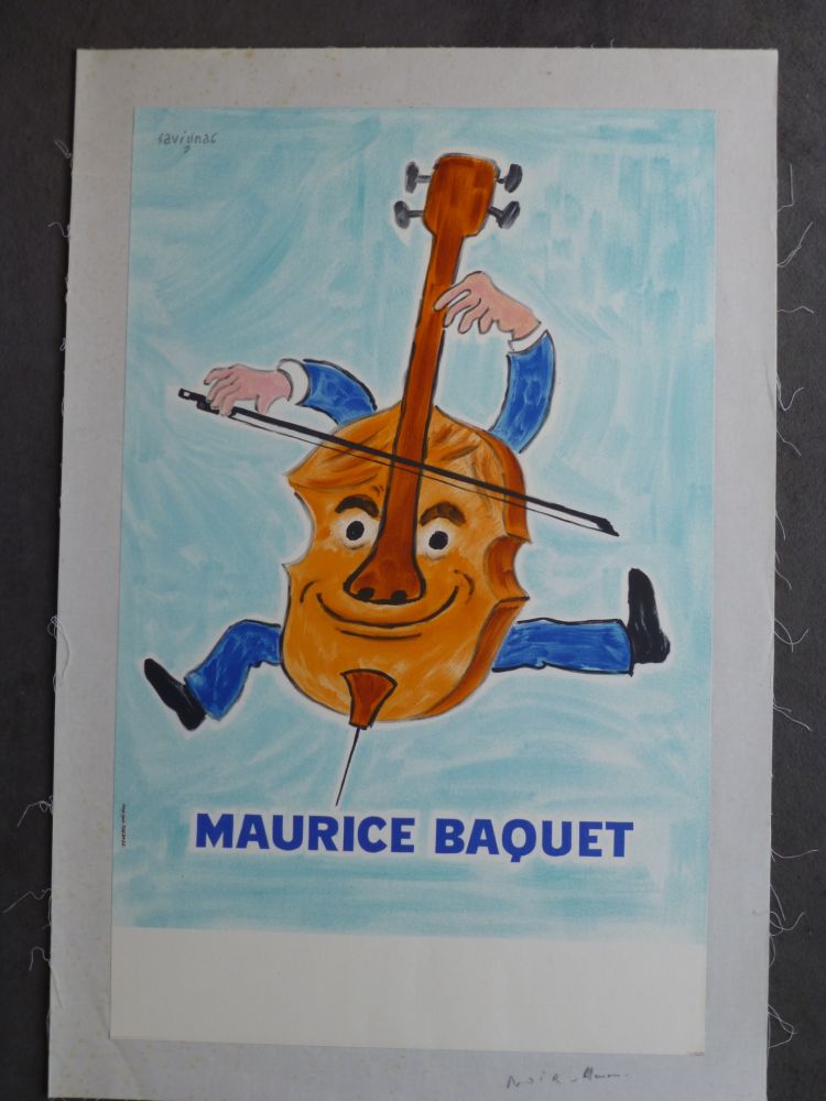 Афиша Savignac - Maurice Baquet violonceliste 