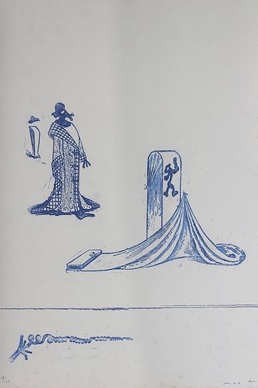 Литография Ernst - Max Ernst (1891-1976). Décervelages, Jarry. 1971. Signé