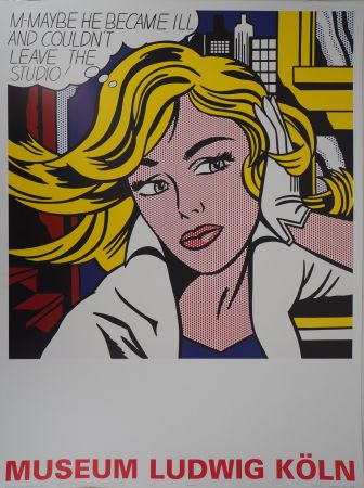 Иллюстрированная Книга Lichtenstein - May Be Girl