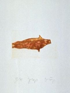 Офорт И Аквитанта Beuys - Meerengel Robbe II