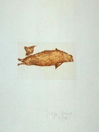 Офорт И Аквитанта Beuys - Meerengel Robbe III