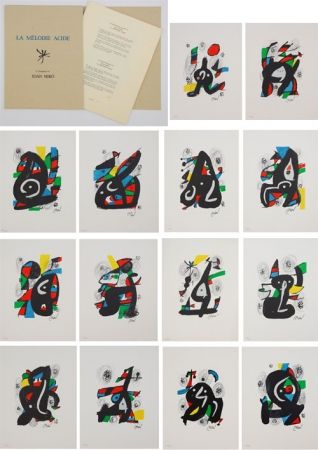 Литография Miró - Melodie acide
