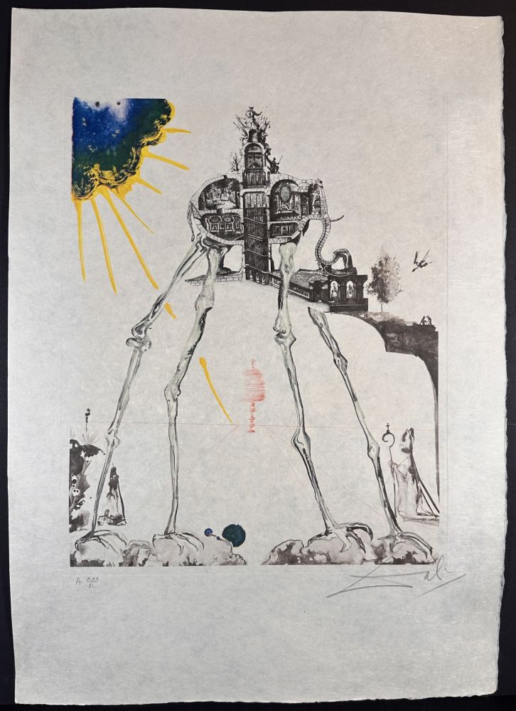 Гравюра Dali - Memories of Surrealism Space Elephant