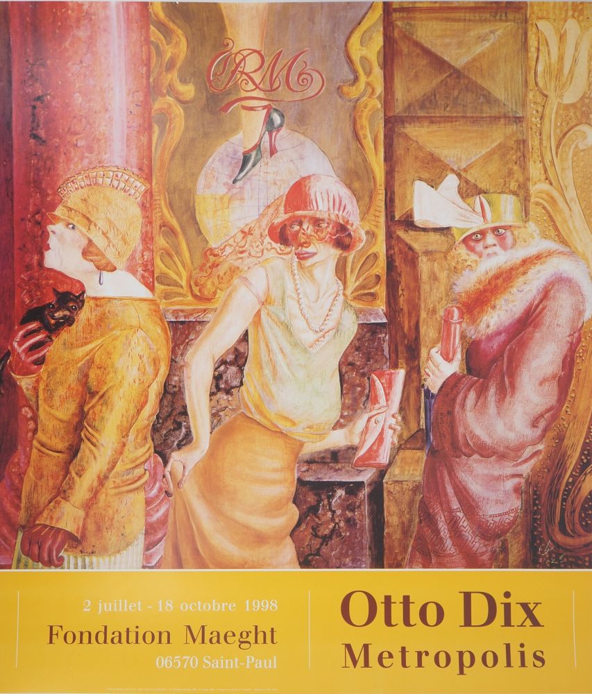 Иллюстрированная Книга Dix - Metropolis, 3 femmes