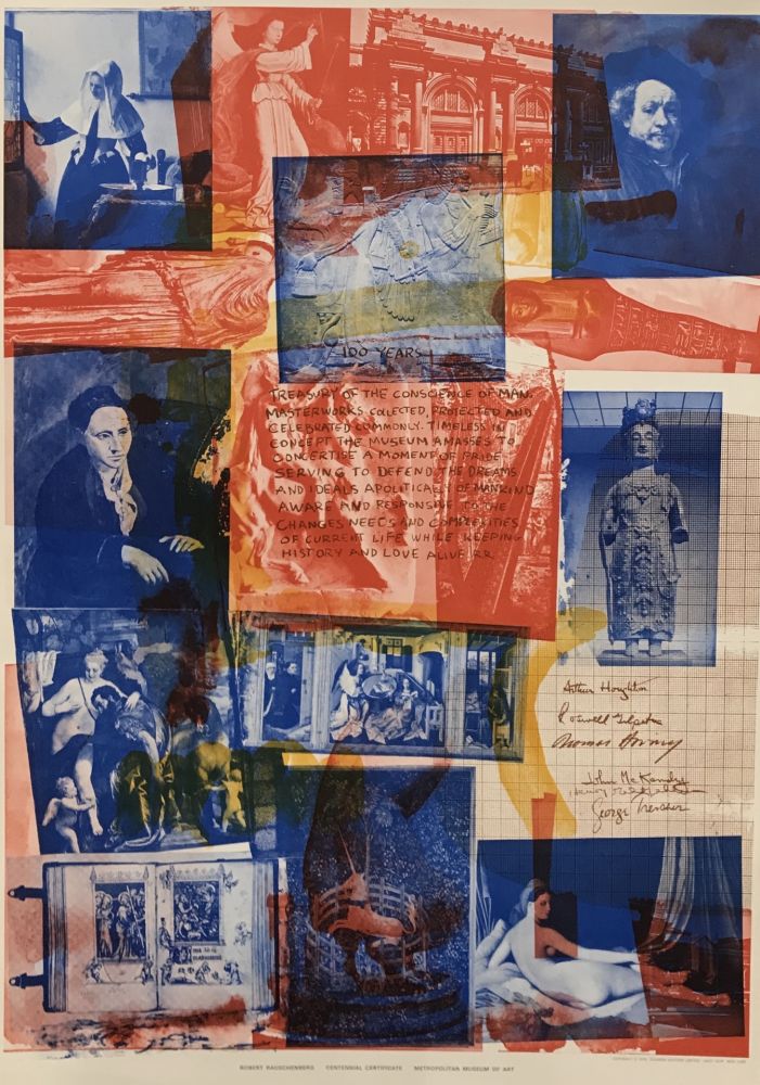 Литография Rauschenberg - Metropolitan Museum of Art