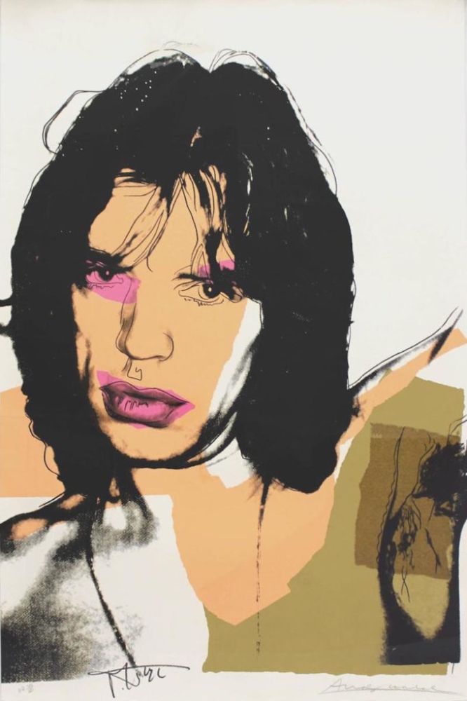 Сериграфия Warhol - Mick Jagger 141 by Andy Warhol