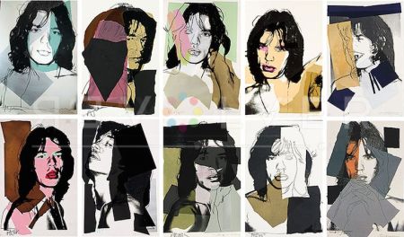 Сериграфия Warhol - Mick Jagger Complete Portfolio