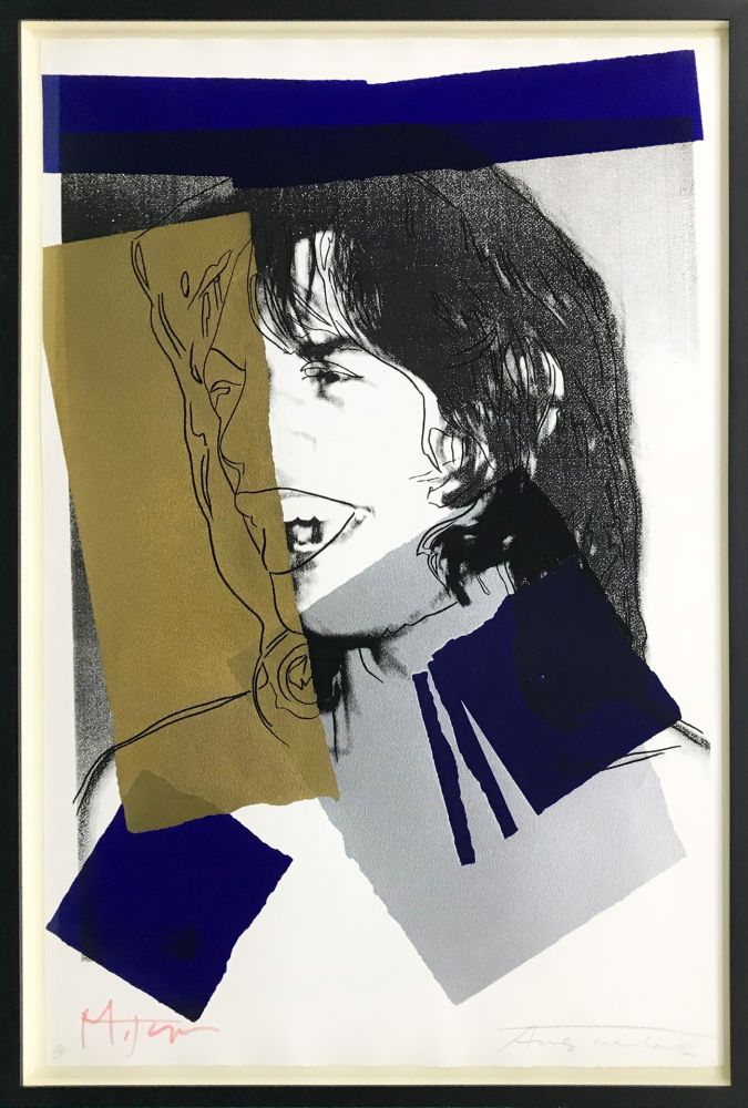 Сериграфия Warhol - MICK JAGGER FS II.142