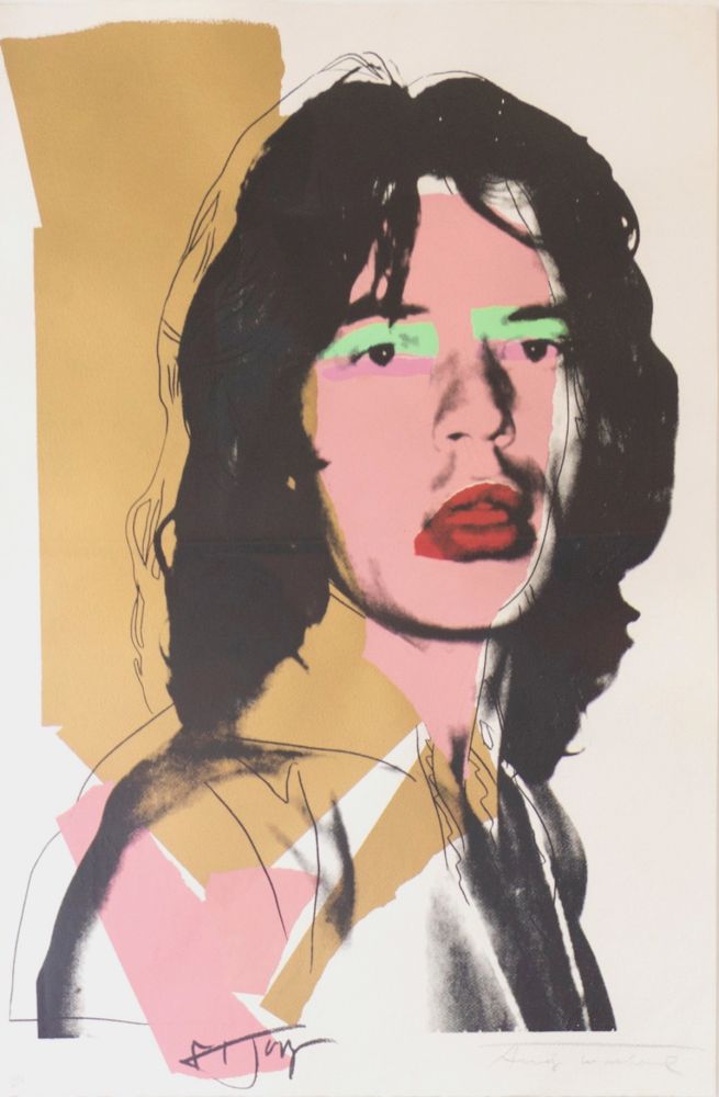 Сериграфия Warhol - Mick Jagger (FS II.143) 