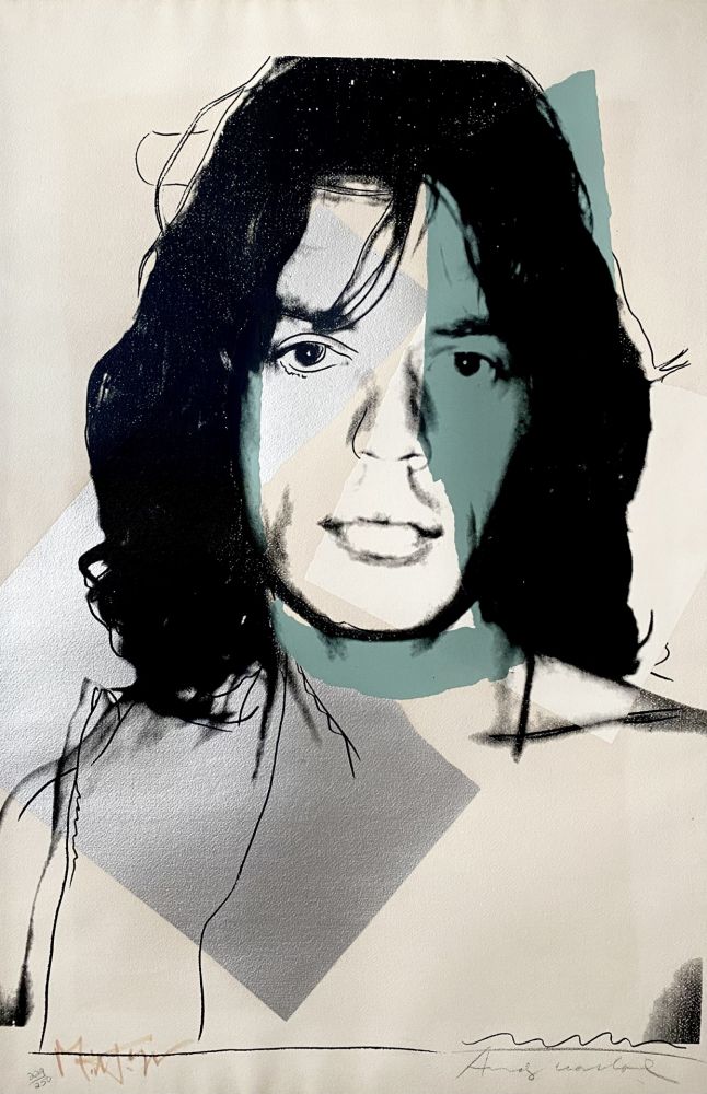 Сериграфия Warhol - Mick Jagger (FS II 138)