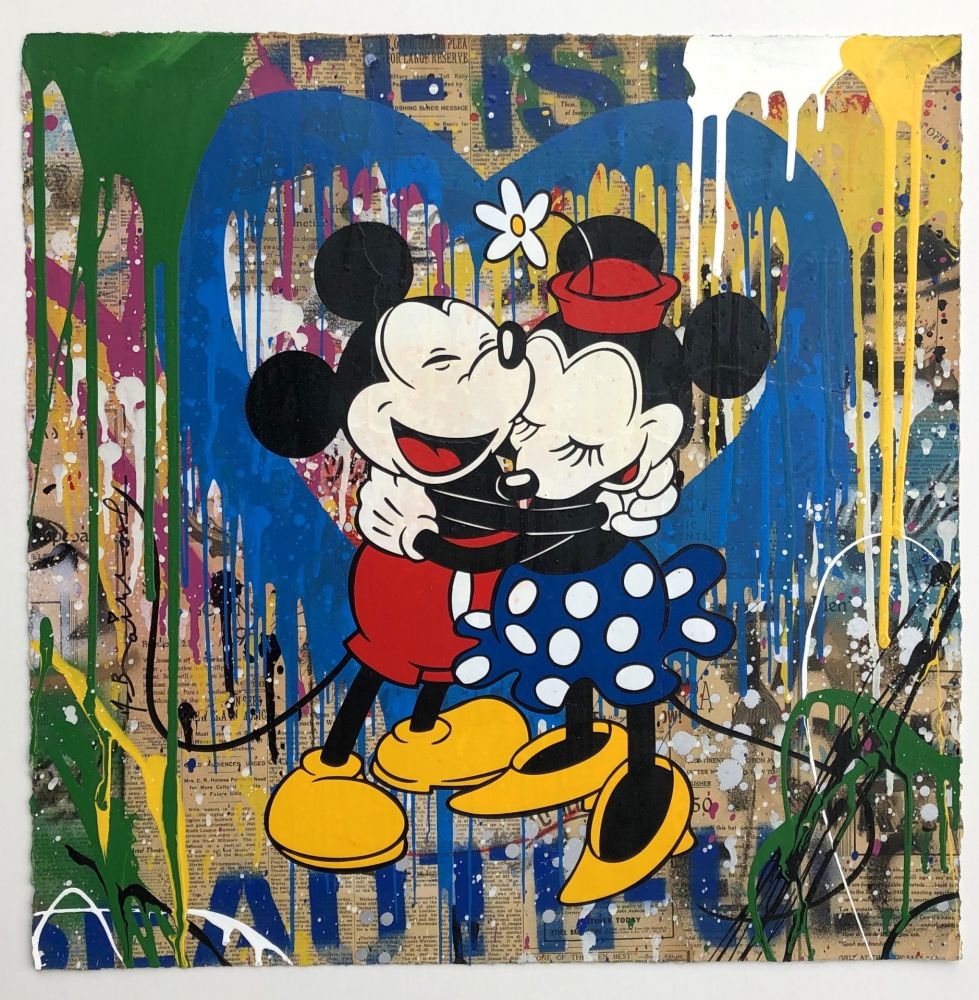 Многоэкземплярное Произведение Mr Brainwash - Mickey & Minnie
