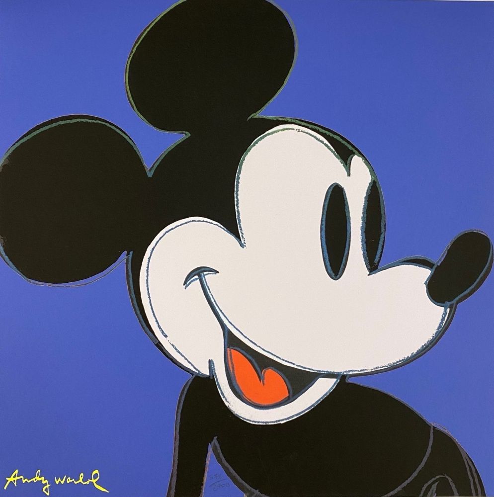 Гашение Warhol - Mickey Mouse (Blue)