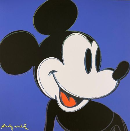 Гашение Warhol - Mickey Mouse (Blue)