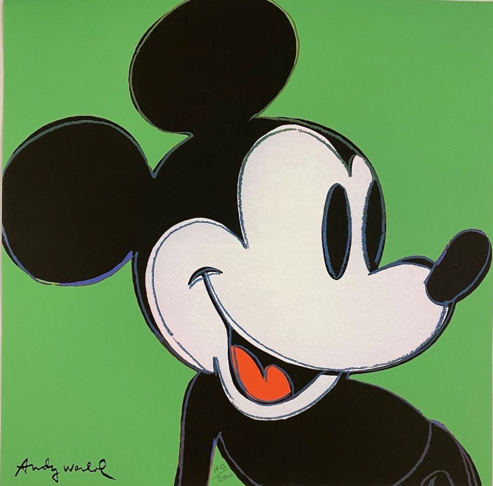 Гашение Warhol - Mickey Mouse (Green)