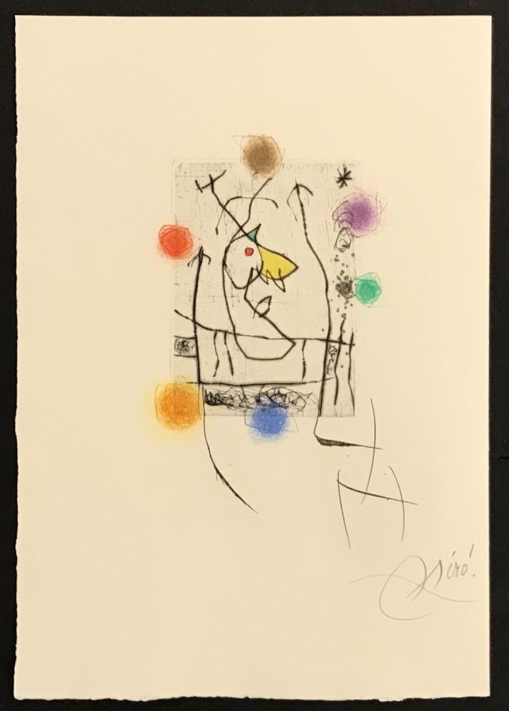 Гравюра Miró - Miranda et la Spirale Complete Suite (Illustrated Book)