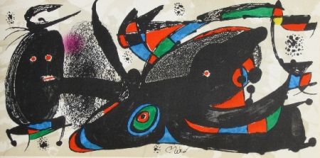 Литография Miró - Miro sculpteur, angleterre