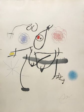 Офорт И Аквитанта Miró - Miro à l'encre 
