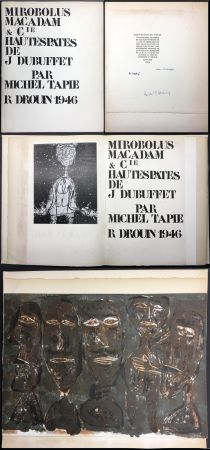 Иллюстрированная Книга Dubuffet - MIROBOLUS, MACADAM & Cie, HAUTESPATES DE J.D. (1946)