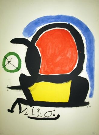 Литография Miró - MIRÓ EL TAPIS DE TARRAGONA