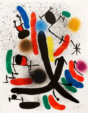Литография Miró -  Miró lithographe I (Maeght 855)