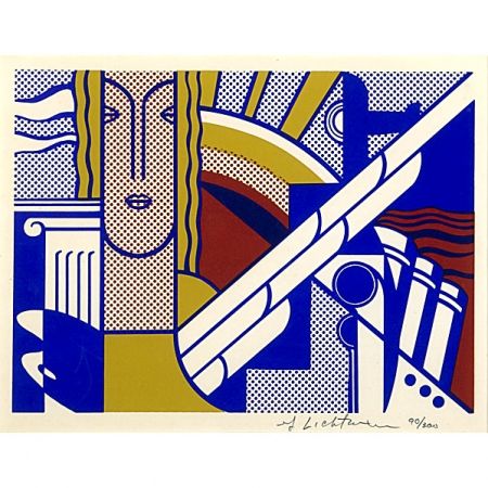 Сериграфия Lichtenstein - Modern Art Poster 