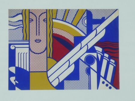 Сериграфия Lichtenstein - Modern Art Poster,1967