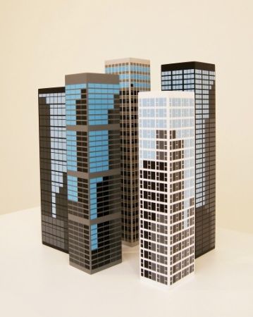 Гравюра На Дереве Opie - Modern towers